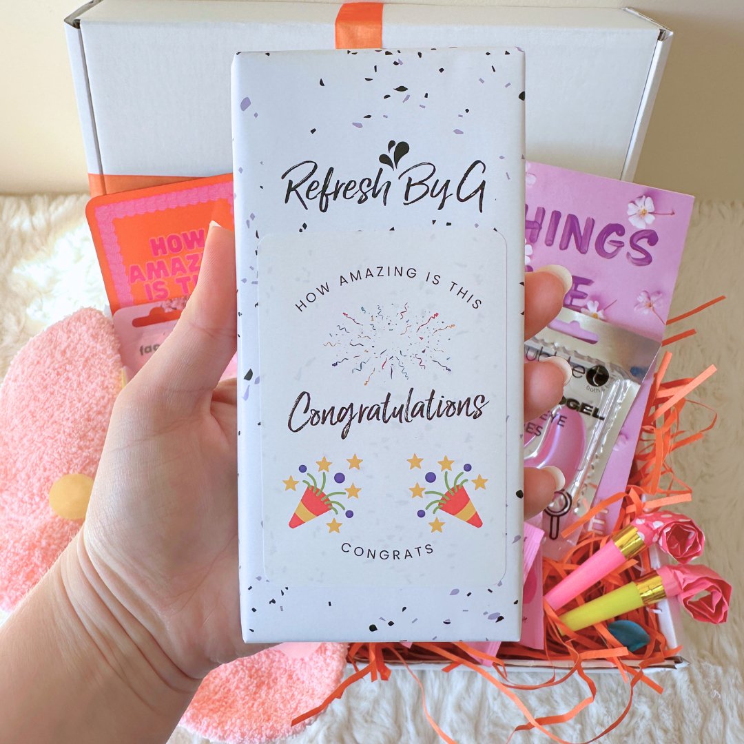 Congratulations Gift Box with Alex Michaelides Book - Refresh By G