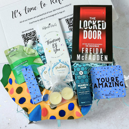 Get Well Soon Gift Box with Freida McFadden Book - Refresh By G