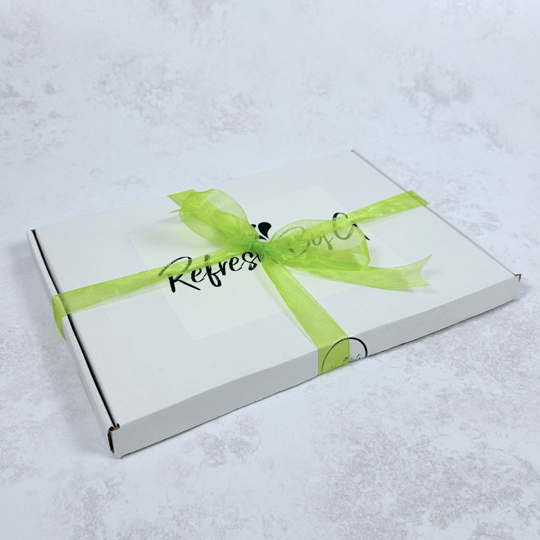 Journal and Affirmation Gift Box - Green Edition - Refresh By G