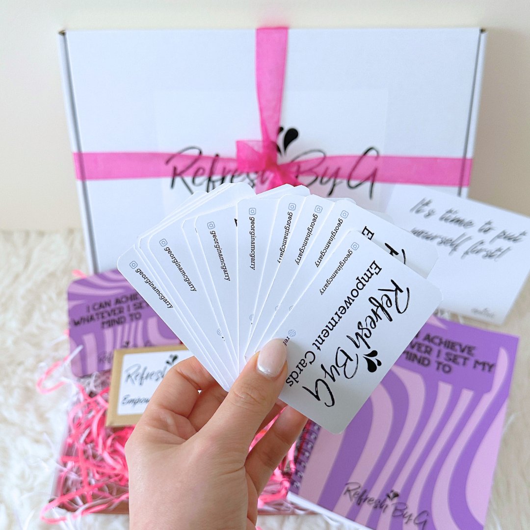 Journal and Affirmation Kit for Her - Refresh By G