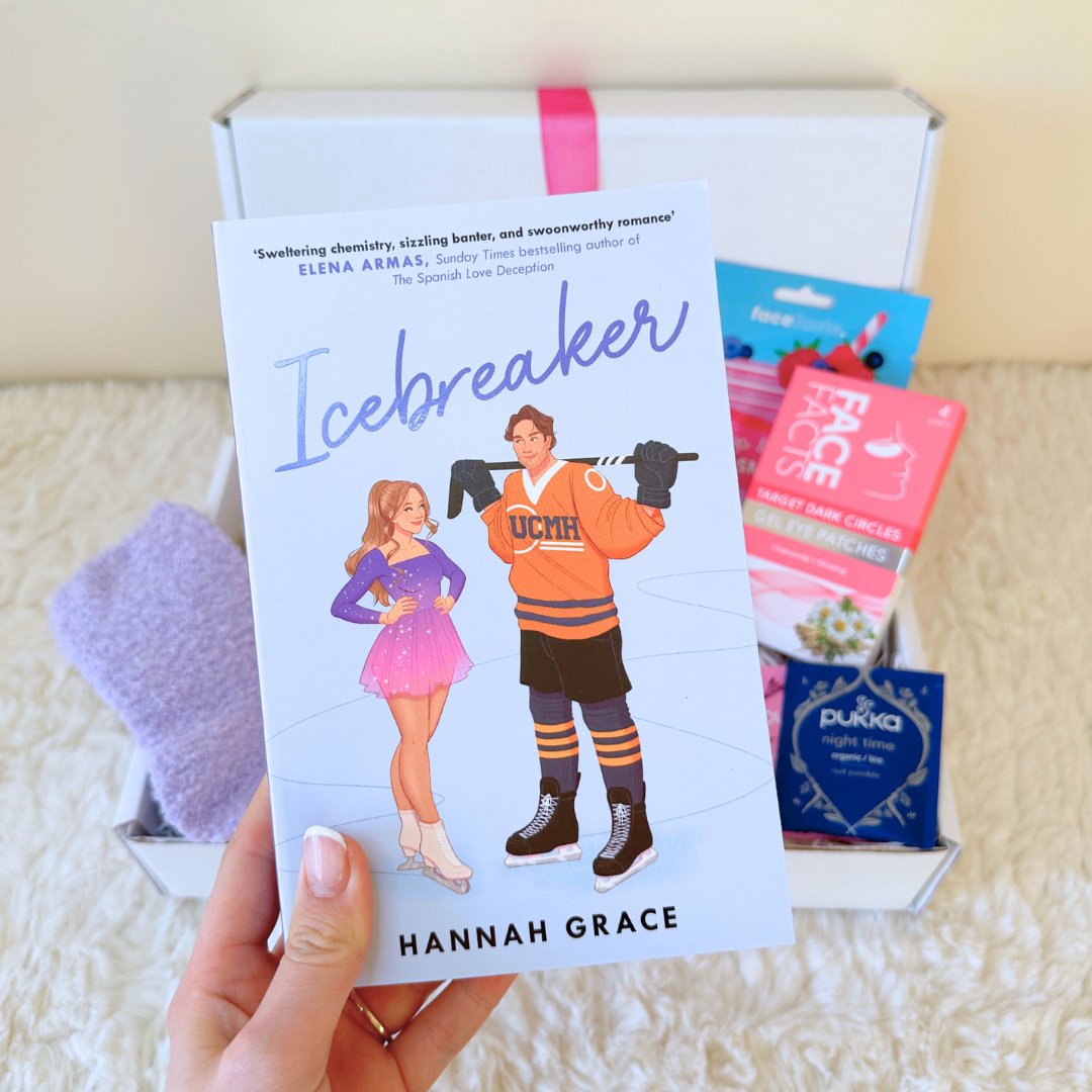 Paperback copy of Icebreaker by Hannah Grace which is included in the Ladies &