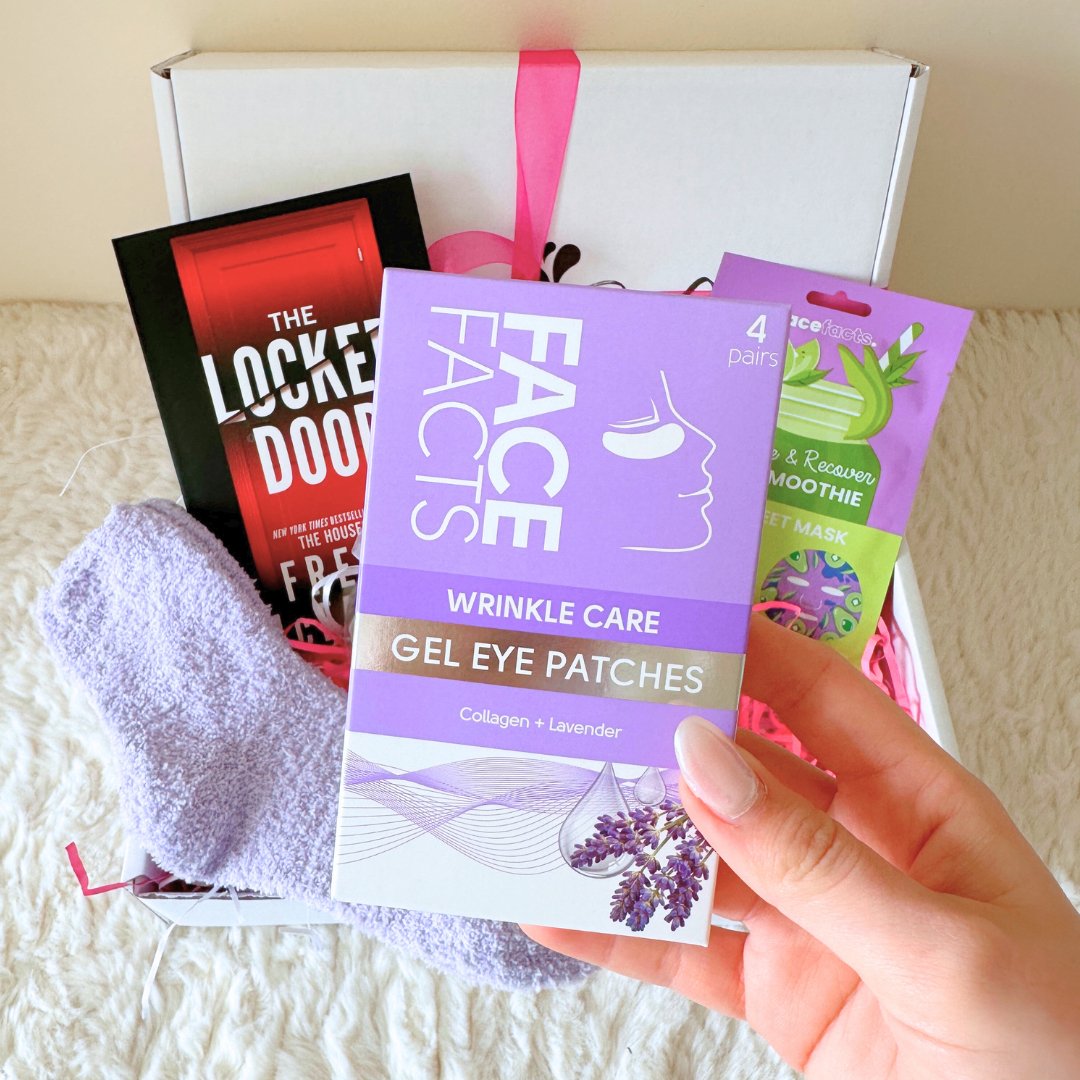 Box of Face Facts Gel Eye Patches which are included in the Ladies &