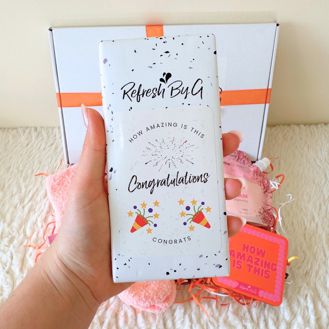 Letterbox Friendly Congratulations Self Care Gift Box - Refresh By G