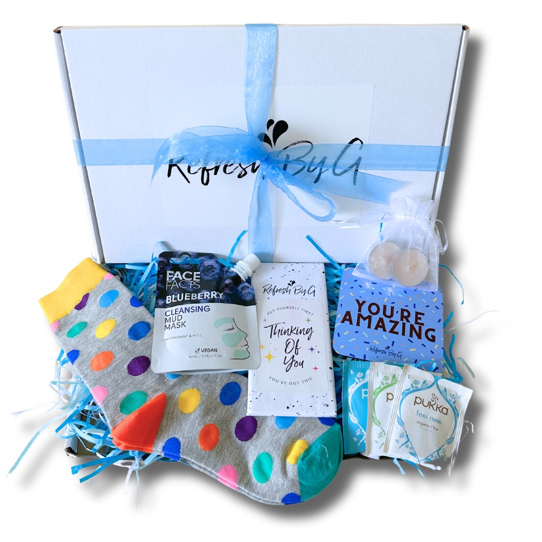 Letterbox Friendly Get Well Soon Self Care Gift Box - Refresh By G
