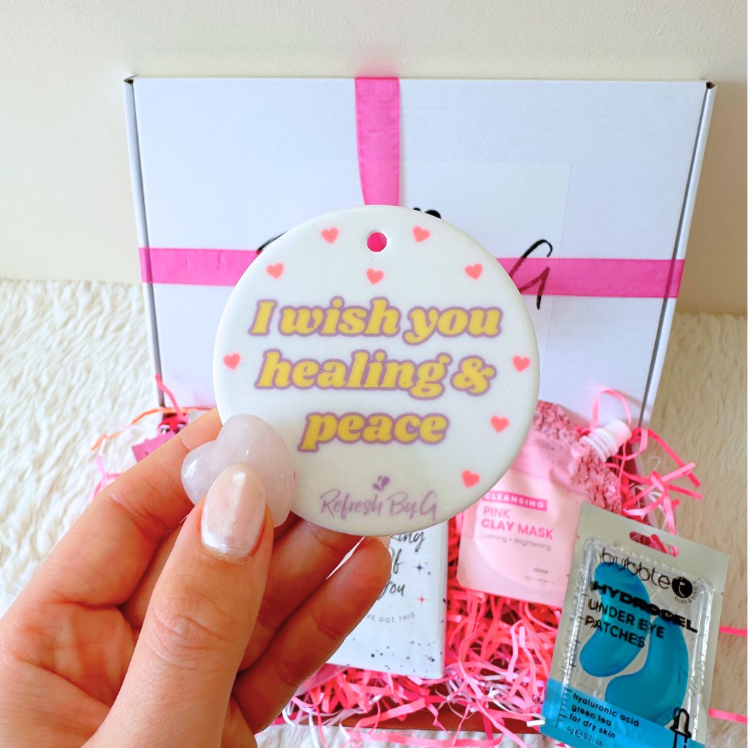 Letterbox Friendly Thinking Of You Self Care Gift Box - Refresh By G