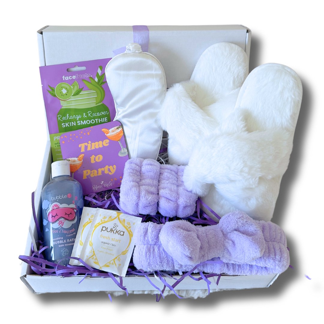 Pamper Package Gift Box With Time To Party Coaster - Refresh By G